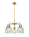 Innovations - 516-5CR-BB-G259 - Five Light Chandelier - Downtown Urban - Brushed Brass