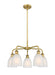 Innovations - 516-5CR-BB-G441 - Five Light Chandelier - Downtown Urban - Brushed Brass