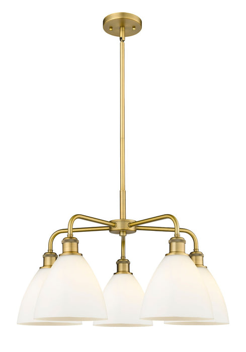 Innovations - 516-5CR-BB-GBD-751 - Five Light Chandelier - Downtown Urban - Brushed Brass