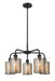 Innovations - 516-5CR-BK-G116 - Five Light Chandelier - Downtown Urban - Matte Black