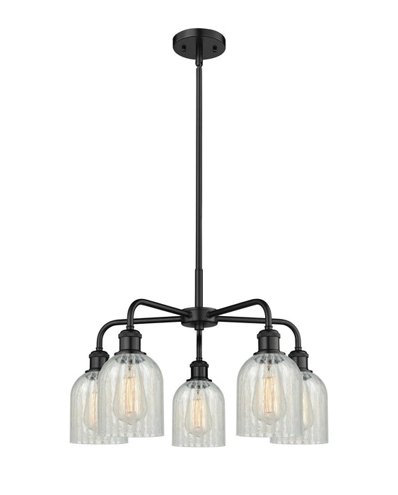 Innovations - 516-5CR-BK-G2511 - Five Light Chandelier - Downtown Urban - Matte Black