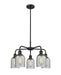 Innovations - 516-5CR-BK-G257 - Five Light Chandelier - Downtown Urban - Matte Black