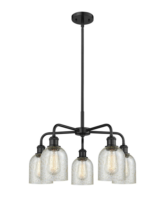Innovations - 516-5CR-BK-G259 - Five Light Chandelier - Downtown Urban - Matte Black