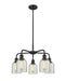 Innovations - 516-5CR-BK-G259 - Five Light Chandelier - Downtown Urban - Matte Black