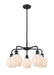 Innovations - 516-5CR-BK-G461-6 - Five Light Chandelier - Downtown Urban - Matte Black