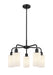 Innovations - 516-5CR-BK-G801 - Five Light Chandelier - Downtown Urban - Matte Black