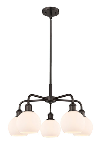 Ballston Five Light Chandelier Oil Rubbed Bronze