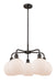 Innovations - 516-5CR-OB-G121-8 - Five Light Chandelier - Downtown Urban - Oil Rubbed Bronze