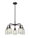 Innovations - 516-5CR-OB-G259 - Five Light Chandelier - Downtown Urban - Oil Rubbed Bronze
