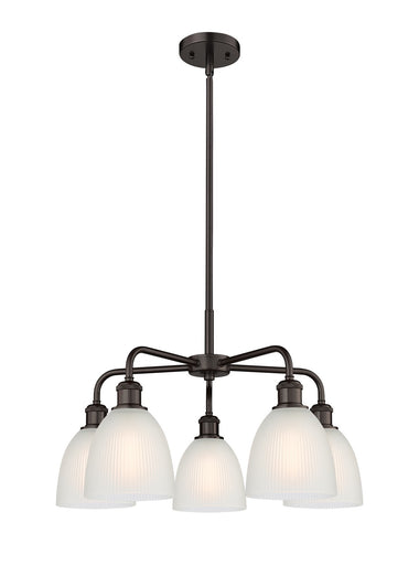 Ballston Five Light Chandelier Oil Rubbed Bronze