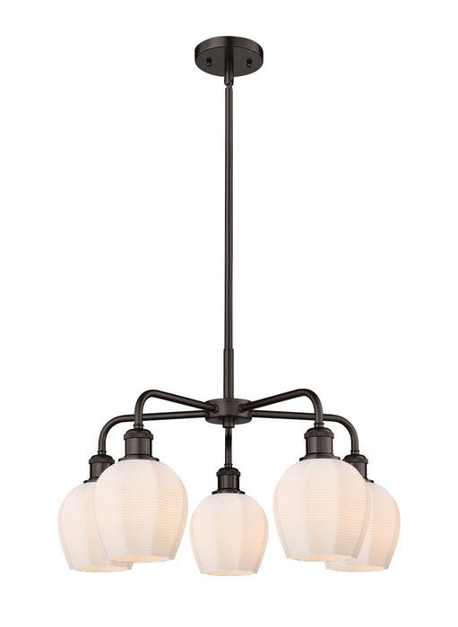 Innovations - 516-5CR-OB-G461-6 - Five Light Chandelier - Downtown Urban - Oil Rubbed Bronze