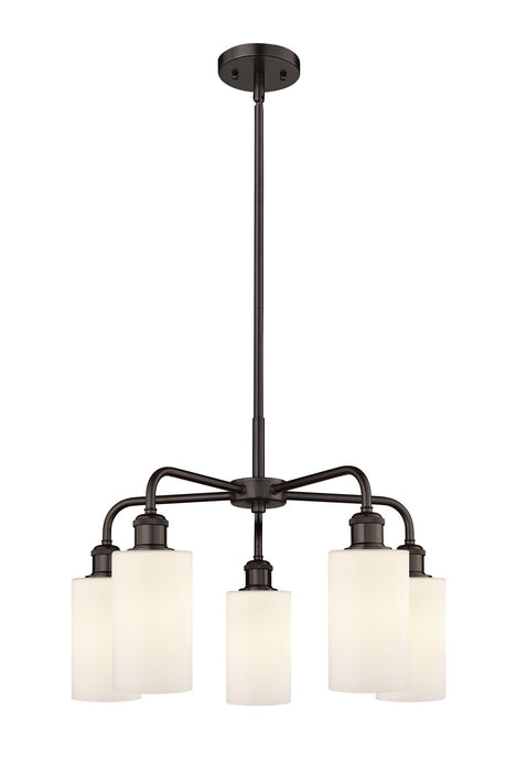 Innovations - 516-5CR-OB-G801 - Five Light Chandelier - Downtown Urban - Oil Rubbed Bronze