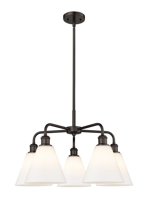 Innovations - 516-5CR-OB-GBC-81 - Five Light Chandelier - Downtown Urban - Oil Rubbed Bronze