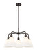 Innovations - 516-5CR-OB-GBC-81 - Five Light Chandelier - Downtown Urban - Oil Rubbed Bronze