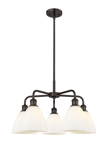 Ballston Five Light Chandelier Oil Rubbed Bronze