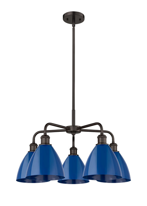 Innovations - 516-5CR-OB-MBD-75-BL - Five Light Chandelier - Downtown Urban - Oil Rubbed Bronze