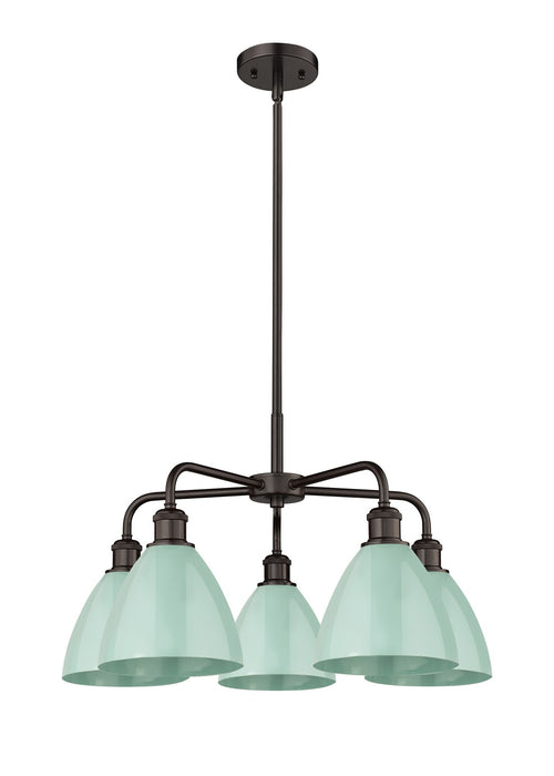 Innovations - 516-5CR-OB-MBD-75-SF - Five Light Chandelier - Downtown Urban - Oil Rubbed Bronze