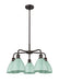 Innovations - 516-5CR-OB-MBD-75-SF - Five Light Chandelier - Downtown Urban - Oil Rubbed Bronze