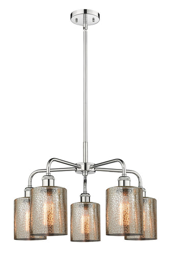 Ballston Five Light Chandelier Polished Chrome