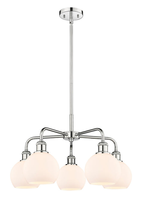 Innovations - 516-5CR-PC-G121-6 - Five Light Chandelier - Downtown Urban - Polished Chrome