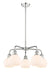 Innovations - 516-5CR-PC-G121-6 - Five Light Chandelier - Downtown Urban - Polished Chrome