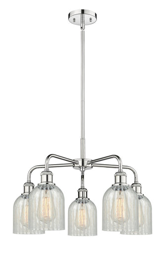 Ballston Five Light Chandelier Polished Chrome