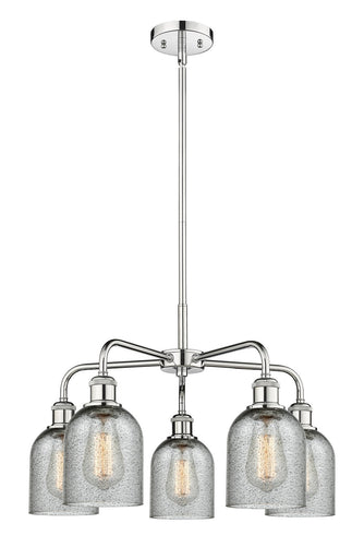 Ballston Five Light Chandelier Polished Chrome