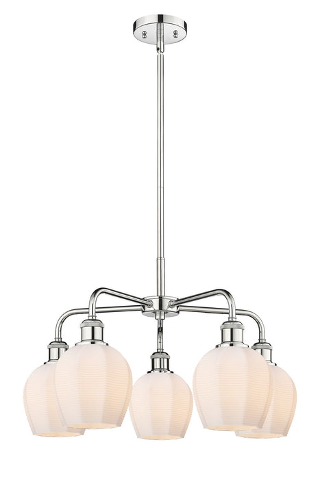 Innovations - 516-5CR-PC-G461-6 - Five Light Chandelier - Downtown Urban - Polished Chrome