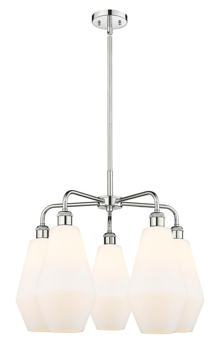 Innovations - 516-5CR-PC-G651-7 - Five Light Chandelier - Downtown Urban - Polished Chrome