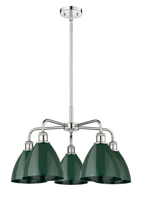 Innovations - 516-5CR-PC-MBD-75-GR - Five Light Chandelier - Downtown Urban - Polished Chrome