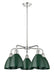 Innovations - 516-5CR-PC-MBD-75-GR - Five Light Chandelier - Downtown Urban - Polished Chrome