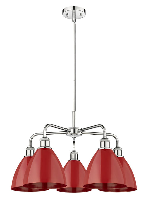 Innovations - 516-5CR-PC-MBD-75-RD - Five Light Chandelier - Downtown Urban - Polished Chrome