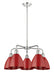 Innovations - 516-5CR-PC-MBD-75-RD - Five Light Chandelier - Downtown Urban - Polished Chrome