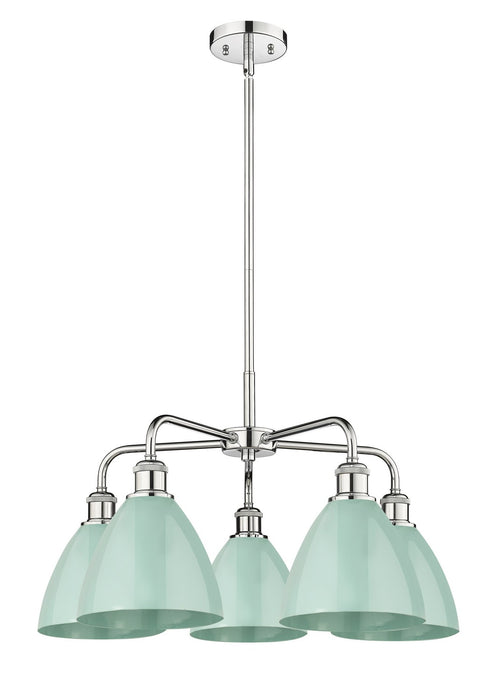 Innovations - 516-5CR-PC-MBD-75-SF - Five Light Chandelier - Downtown Urban - Polished Chrome