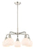 Innovations - 516-5CR-PN-G121-6 - Five Light Chandelier - Downtown Urban - Polished Nickel