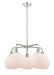 Innovations - 516-5CR-PN-G121-8 - Five Light Chandelier - Downtown Urban - Polished Nickel
