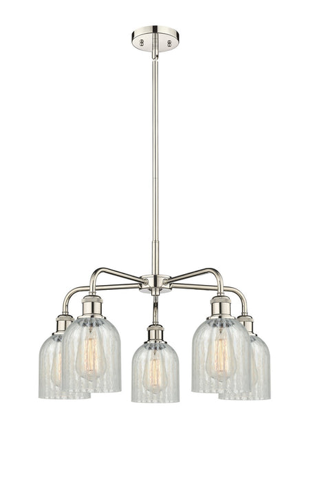 Innovations - 516-5CR-PN-G2511 - Five Light Chandelier - Downtown Urban - Polished Nickel