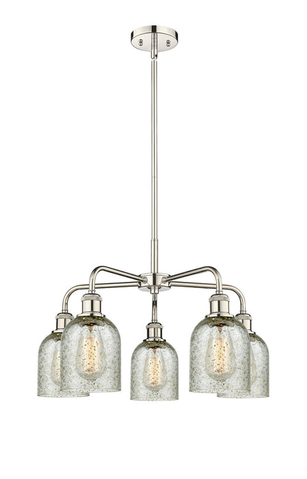 Innovations - 516-5CR-PN-G259 - Five Light Chandelier - Downtown Urban - Polished Nickel