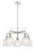 Innovations - 516-5CR-PN-G381 - Five Light Chandelier - Downtown Urban - Polished Nickel