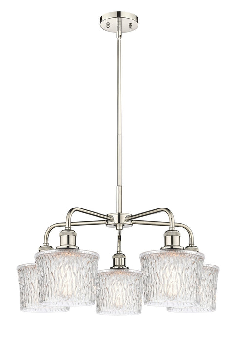 Innovations - 516-5CR-PN-G402 - Five Light Chandelier - Downtown Urban - Polished Nickel