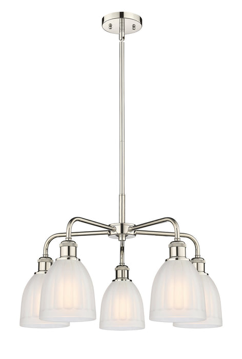 Innovations - 516-5CR-PN-G441 - Five Light Chandelier - Downtown Urban - Polished Nickel