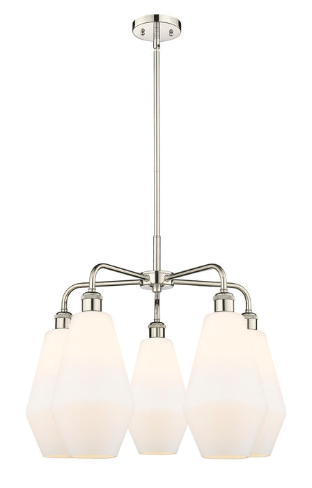 Innovations - 516-5CR-PN-G651-7 - Five Light Chandelier - Downtown Urban - Polished Nickel