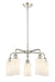 Innovations - 516-5CR-PN-G801 - Five Light Chandelier - Downtown Urban - Polished Nickel