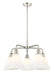 Innovations - 516-5CR-PN-GBC-81 - Five Light Chandelier - Downtown Urban - Polished Nickel