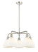 Innovations - 516-5CR-PN-GBD-751 - Five Light Chandelier - Downtown Urban - Polished Nickel