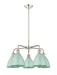 Innovations - 516-5CR-PN-MBD-75-SF - Five Light Chandelier - Downtown Urban - Polished Nickel