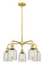 Innovations - 516-5CR-SG-G259 - Five Light Chandelier - Downtown Urban - Satin Gold