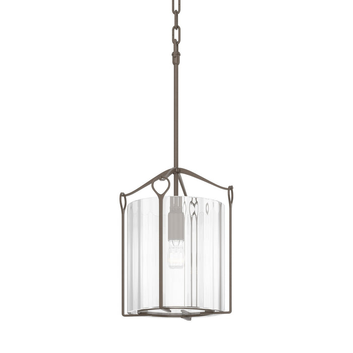 Hubbardton Forge - 104060-SKT-05-ZM0137 - One Light Mini Pendant - Bow - Bronze