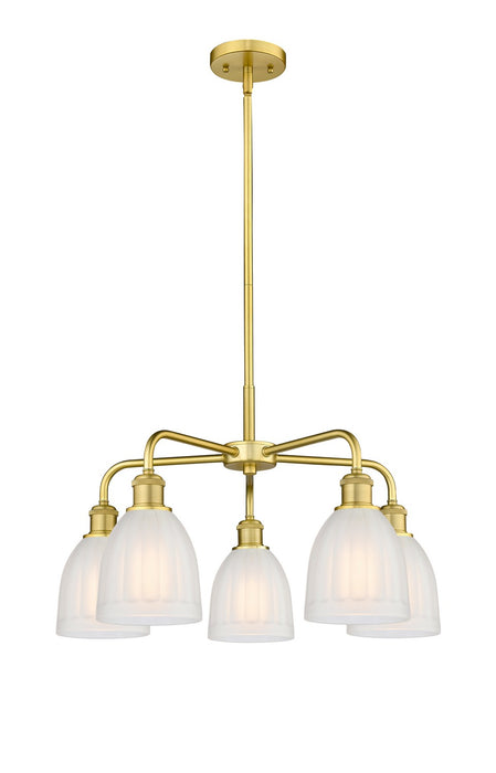 Innovations - 516-5CR-SG-G441 - Five Light Chandelier - Downtown Urban - Satin Gold