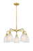 Innovations - 516-5CR-SG-G441 - Five Light Chandelier - Downtown Urban - Satin Gold
